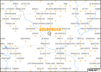 map of Doubravka