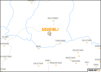 map of Doueibli