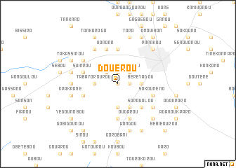 map of Douérou