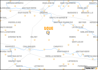 map of Doue