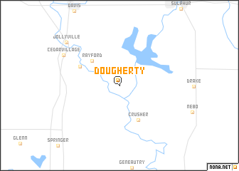 map of Dougherty