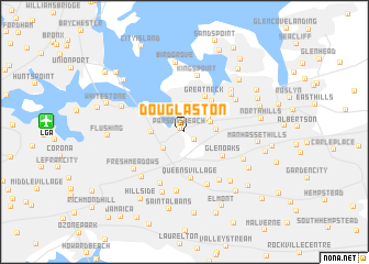 map of Douglaston