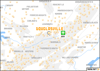 map of Douglasville