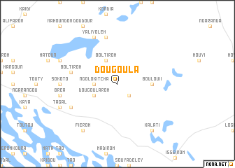 map of Dougoula
