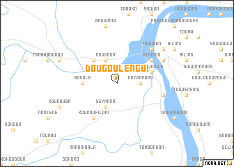 map of Dougoulengui