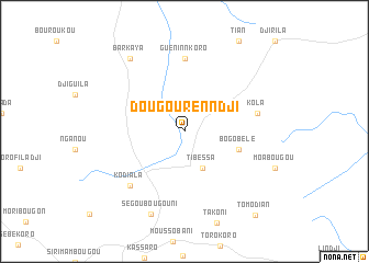 map of Dougourenndji