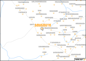map of Dougouyé
