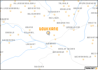 map of Doukkane