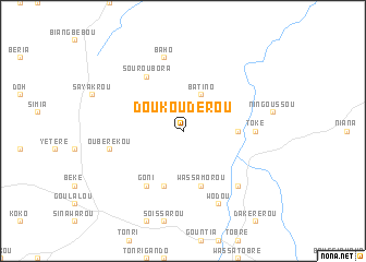 map of Doukoudérou