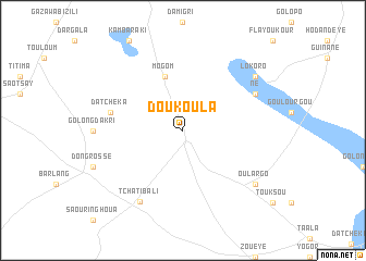 map of Doukoula