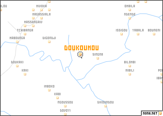 map of Doukoumou