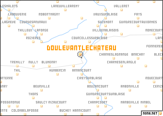 map of Doulevant-le-Château