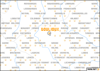 map of Doulioux