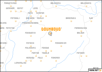 map of Doumbouo