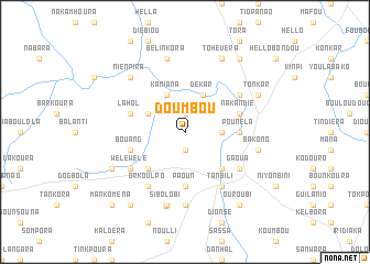 map of Doumbou