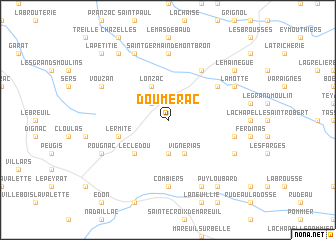 map of Doumérac
