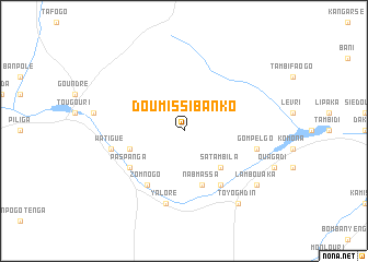 map of Doumissibanko