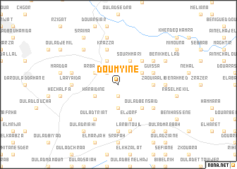 map of Doumyine