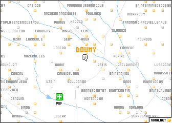 map of Doumy