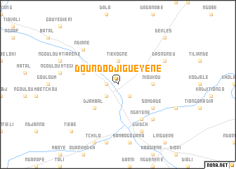 map of Doundodji Guèyène