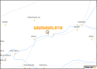 map of Doundoun Latié