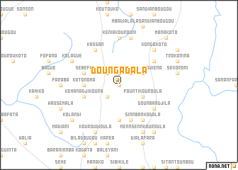 map of Doungadala