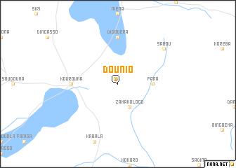map of Dounio