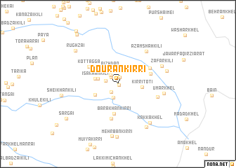 map of Dourān Kirri