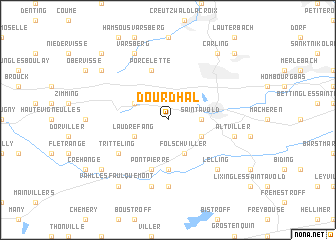 map of Dourdʼhal