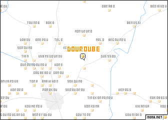 map of Douroubé