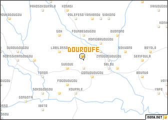 map of Douroufé