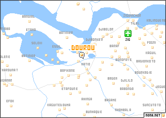 map of Dourou