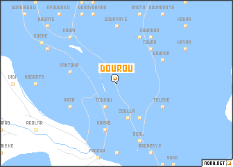 map of Dourou