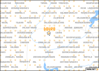 map of Douro