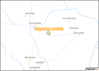 map of Dousoulékana