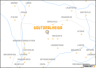 map of Doutor Almeida