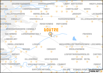 map of Doutre