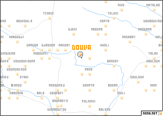 map of Douva