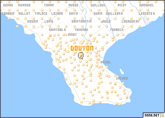 map of Douyon