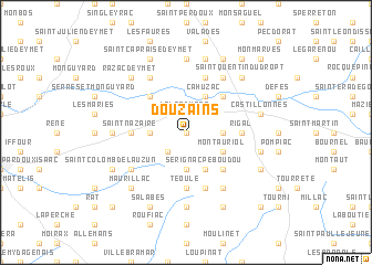 map of Douzains