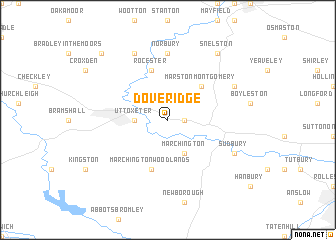 map of Doveridge