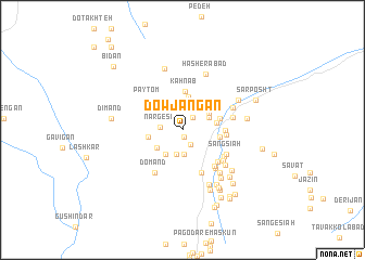 map of Dow Jangān