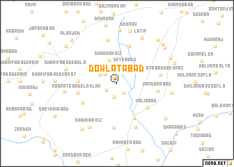 map of Dowlatābād