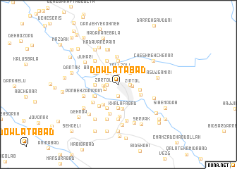 map of Dowlatābād