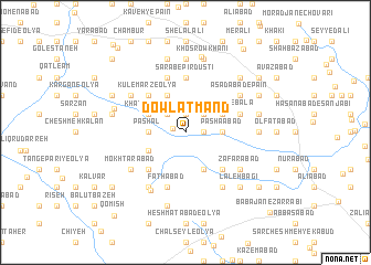 map of Dowlatmand