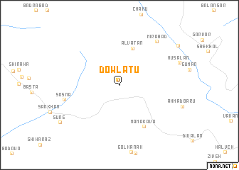 map of Dowlatū