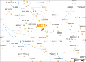 map of Doxthí