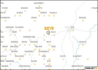 map of Doya