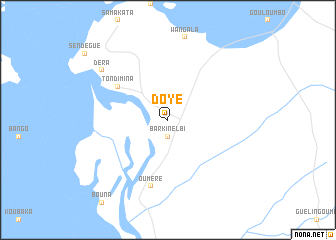 map of Doye