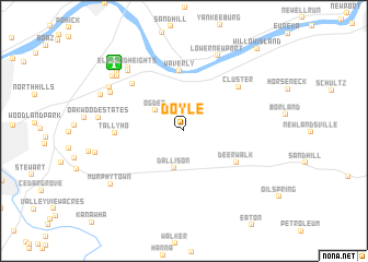 map of Doyle